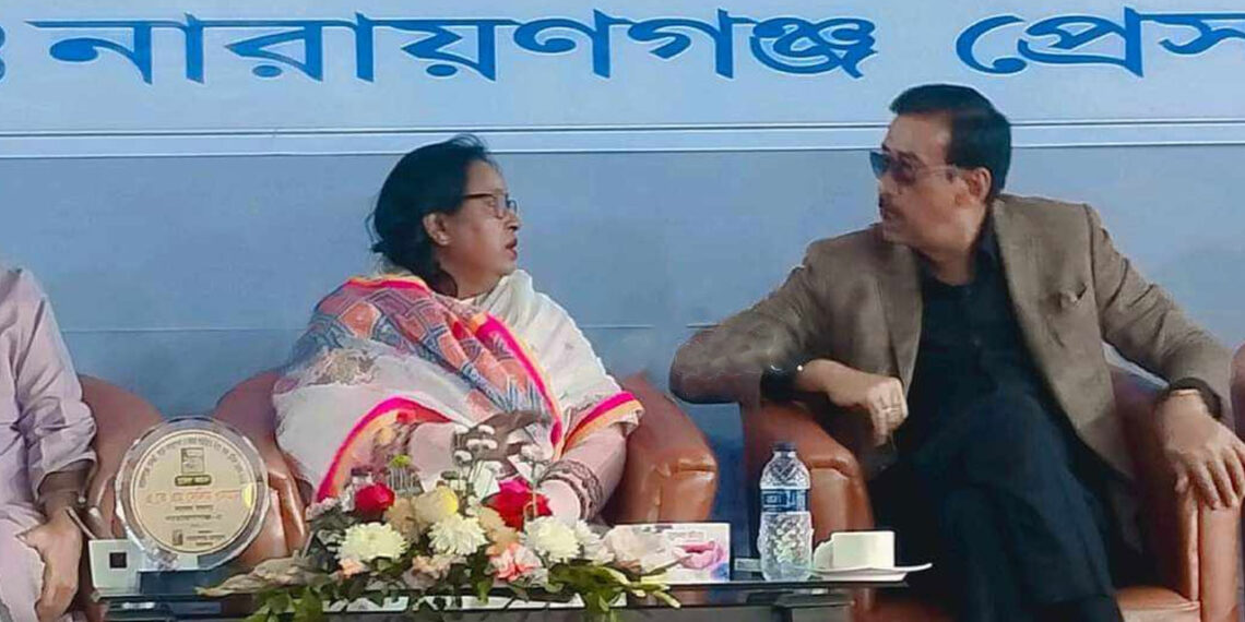 হকার উচ্ছেদ ও যানজট নিরসনে এক হলেন শামীম-আইভী