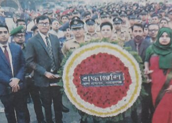 মহান স্বাধীনতা দিবসে শহীদদের প্রতি সর্বস্তরের মানুষর  শ্রদ্ধাঞ্জলি