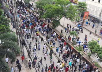 এক দফা আন্দোলনে উত্তাল নারায়ণগঞ্জ