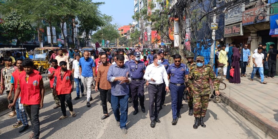 নারায়ণগঞ্জ শহরে যানজট নিরসনে যৌথ অভিযান : Nafiz Ashraf. Tnntv24