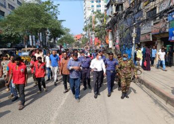 নারায়ণগঞ্জ শহরে যানজট নিরসনে যৌথ অভিযান : Nafiz Ashraf. Tnntv24