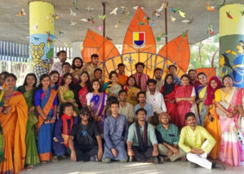 নারায়ণগঞ্জ চারুকলায় উৎসবমুখর বসন্ত বরণ । Nafiz Ashraf.Tnntv24