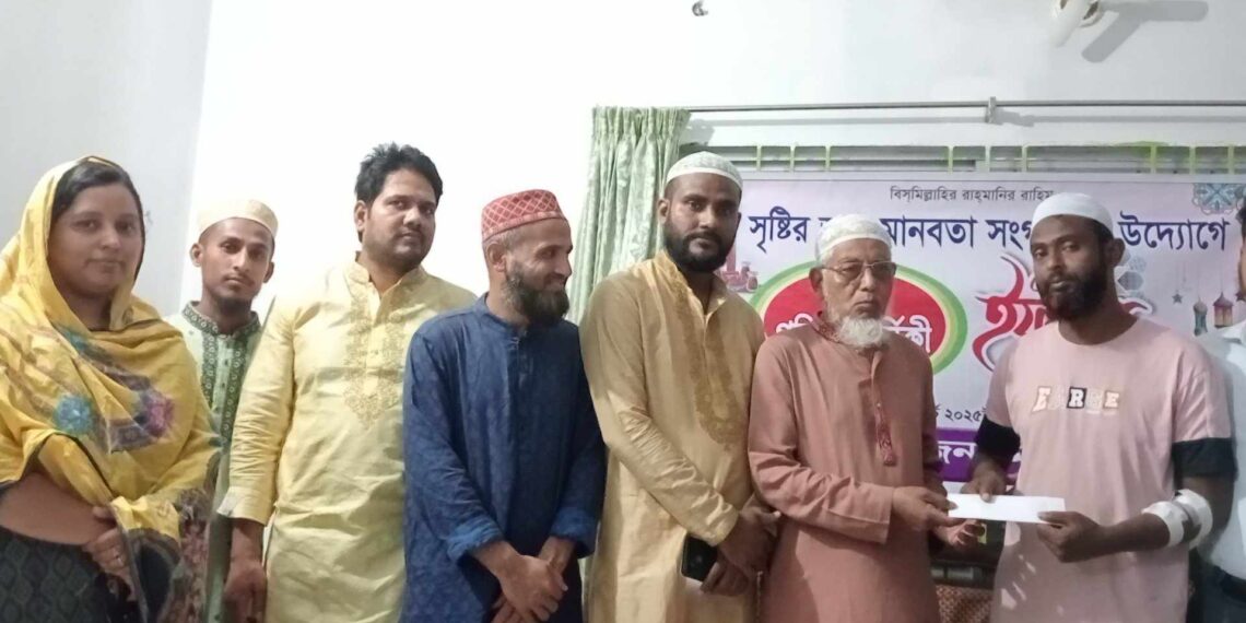 রূপগঞ্জে সৃষ্টির জন্য মানবতা সংগঠনের কিডনি রোগীকে আর্থিক সহযোগিতা:Nafiz Ashraf.Tnntv24