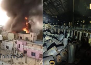 আইডিয়াল পাইভার ইন্ডাস্ট্রিজ শিল্প প্রতিষ্ঠানে ভয়াবহ অগ্নিকান্ডে শত কোটি টাকার ক্ষতি। Nafiz Ashraf.Tnntv24