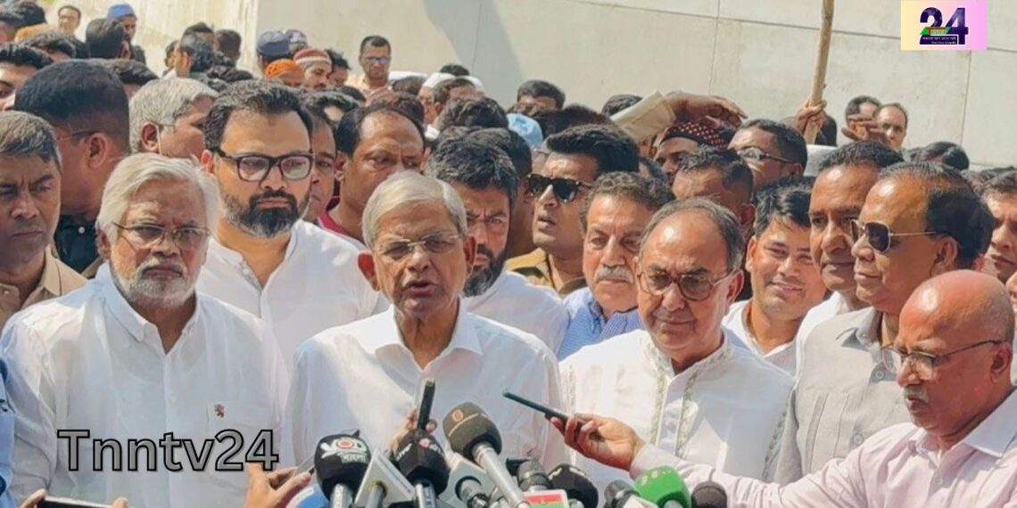 মির্জা ফখরুল বলেছেন নির্বাচন নিয়ে প্রধান উপদেষ্টার বক্তব্য অস্পষ্ট। Nafiz Ashraf.Tnntv24