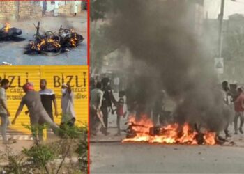 ঝুট সন্ত্রাসীদের দুই গ্রুপের সংঘর্ষে সিদ্ধিরগঞ্জে রণক্ষেত্র,আহত ১০। Nafiz Ashraf.Tnntv24