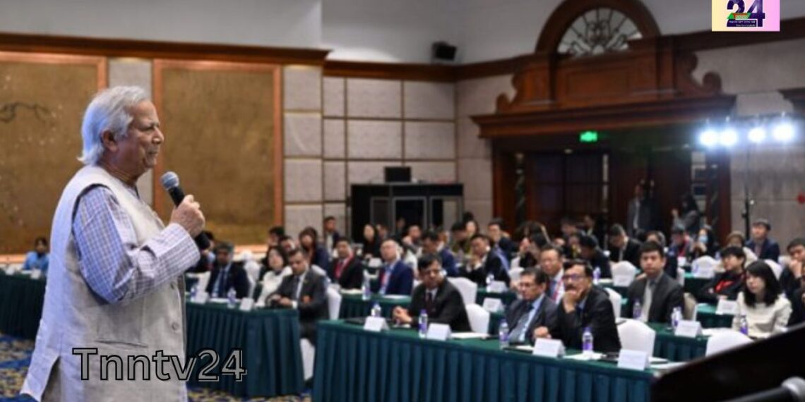 চীনা ব্যবসায়ীদের আকৃষ্ট করতে ড.মুহাম্মদ ইউনুস প্রস্তাব দেন। Nafiz Ashraf.Tnntv24