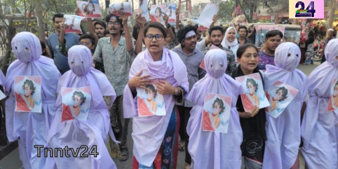 ধর্ষণ শিকার আছিয়ার মৃত্যুর খবরে নারায়ণগঞ্জ কাফন মিছিল । Nafiz Ashraf.Tnntv24