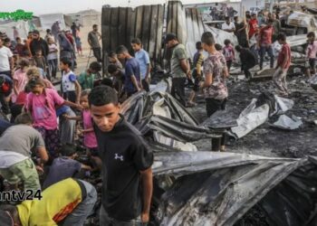 ফিলিস্তিনের গাজায় ইসরাইলি হামলায় একদিনে এক পরিবারের ১২ জনসহ নিহত ৬০।Nafiz Ashraf.Tnntv24