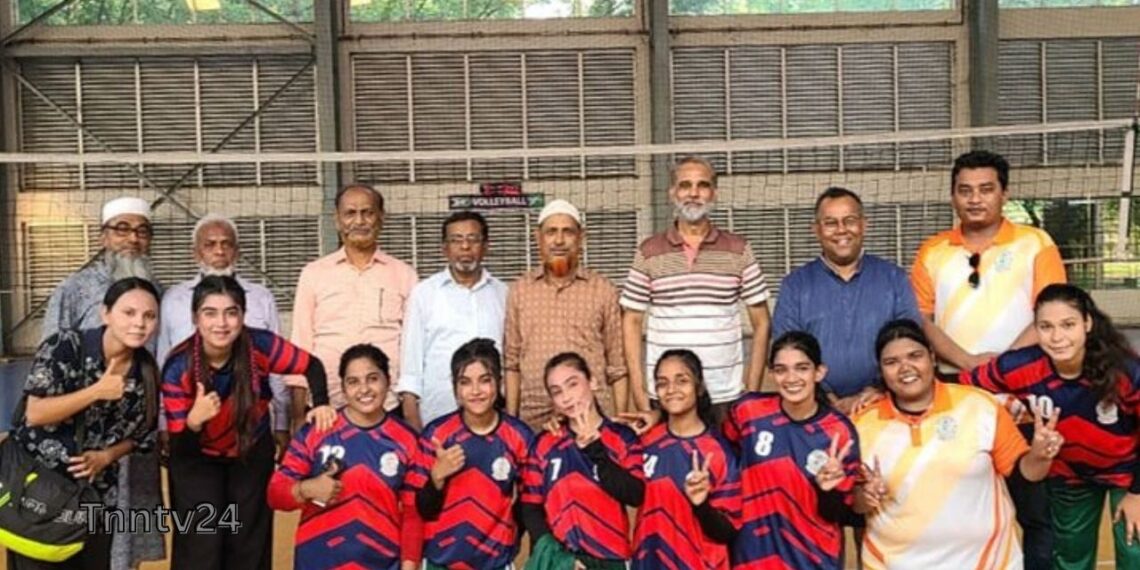 আন্ত:কলেজ ক্রীড়া প্রতিযোগীতায় ভলিবলে নারায়ণগঞ্জ কলেজ মেয়েরা চ্যাম্পিয়ন।Nafiz Ashraf.Tnntv24