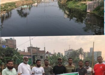 নূরবাগ ওয়েলফেয়ার সোসাইটির উদ্যোগে ৩দিন ব্যাপী শেষ হলো খাল পরিস্কার, বৃক্ষ রোপন:Nafiz Ashraf.Tnntv24