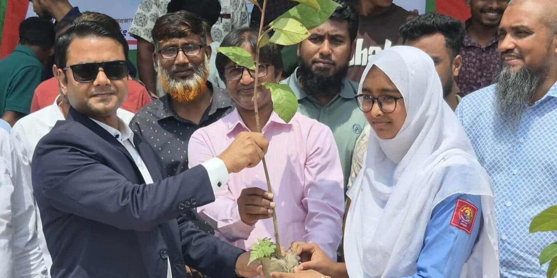 রূপগঞ্জে বৃক্ষরোপণ কর্মসূচির উদ্বোধন : Nafiz Ashraf.Tnntv24