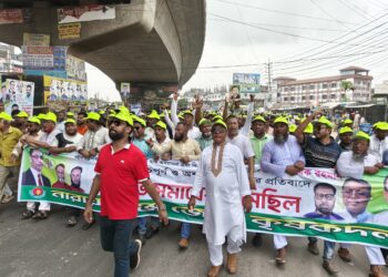 রূপগঞ্জে জেলা কৃষকদলের বিক্ষোভ মিছিল সমাবেশ : Nafiz Ashraf.Tnntv24