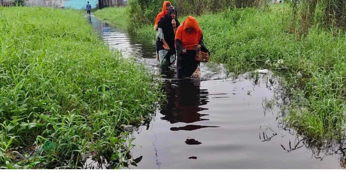 রূপগঞ্জে টানা বর্ষণে ত্রিশ গ্রামে জলাবদ্ধতায়  লক্ষাধিক মানুষ পানিবন্দি : Nafiz Ashrsf.Tnntv24