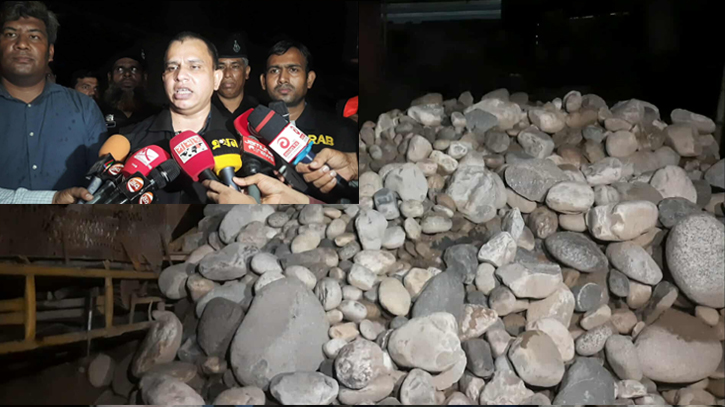 ডেমরার সাউলিয়ায় বিপুল পরিমাণ সাদা পাথর জব্দ করেছে র‍্যাব-১১। Nafiz Ashraf.Tnntv24