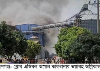 রূপগঞ্জে গ্লোব এডিবল অয়েল কারখানায় অগ্নিকান্ড ॥  বিপুল পরিমাণ ক্ষতি:Nafiz Ashraf.Tnntv24