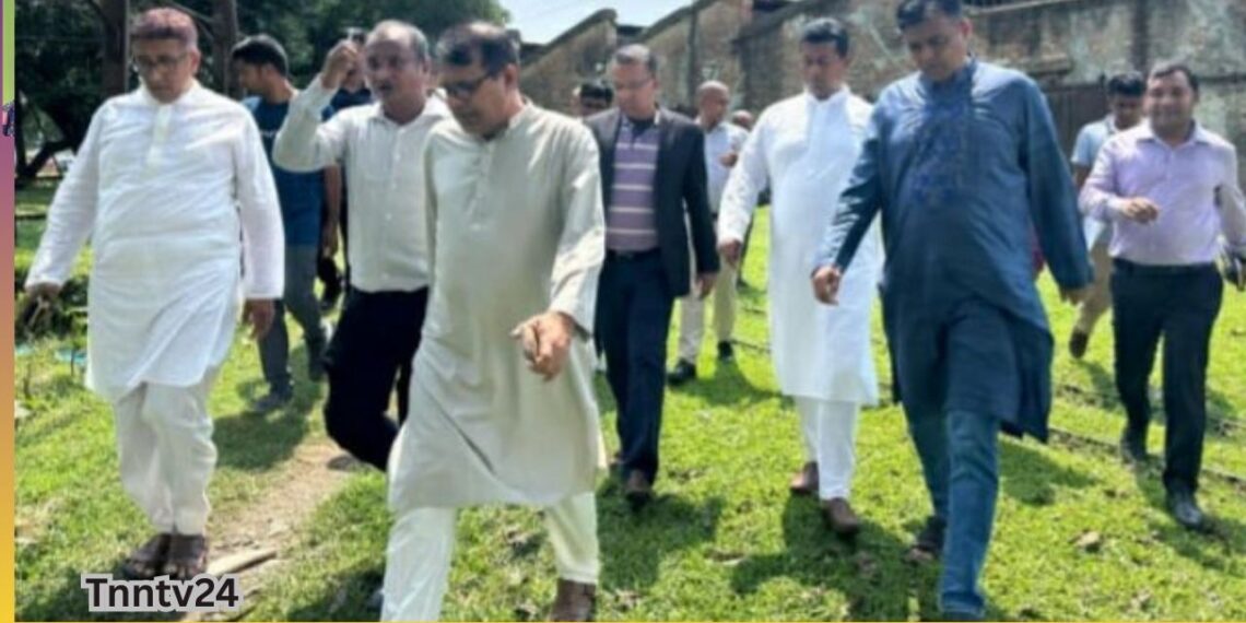 স্থানীয় সরকার সচিব কদমরসুল সেতুর চলমান প্রকল্পের কাজ পরিদর্শন করেছেন। Nafiz Ashraf.Tnntv24