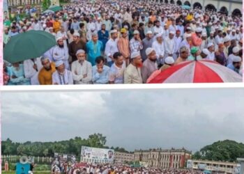 রূপগঞ্জে শাহজাহান ভুইঁয়ার জানাজা শেষে পারিবারিক কবরস্থানে তাকে দাফন করা হয়েছে:Nafiz Ashraf.Tnntv24