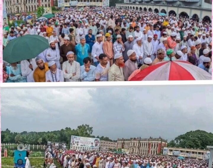 রূপগঞ্জে শাহজাহান ভুইঁয়ার জানাজা শেষে পারিবারিক কবরস্থানে তাকে দাফন করা হয়েছে:Nafiz Ashraf.Tnntv24
