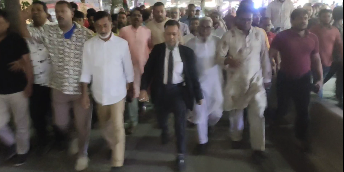 নারায়ণগঞ্জে আওয়ামীলীগের সন্ত্রাস নৈরাজ্যের প্রতিবাদে বিএনপির মিছিল। Nafiz Ashraf.Tnntv24