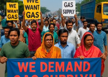 গ্যাসের দাবিতে ঢাকা-চট্টগ্রাম মহাসড়কের শনির আখড়া এলাকায় অবরোধ,মহাসড়কে তীব্র যানজট : Nafiz Ashraf.Tnntv24