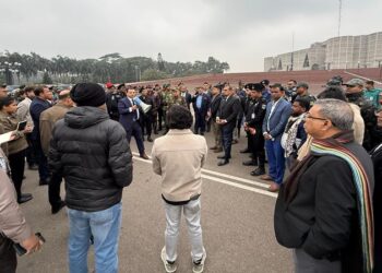 বিএনপির চেয়ারপার্সন  খালেদা জিয়ার জানাজার প্রস্তুতি ঢাকার মানিক মিয়া অ্যাভিনিউয়ে। Nafiz Ashraf.Tnntv24