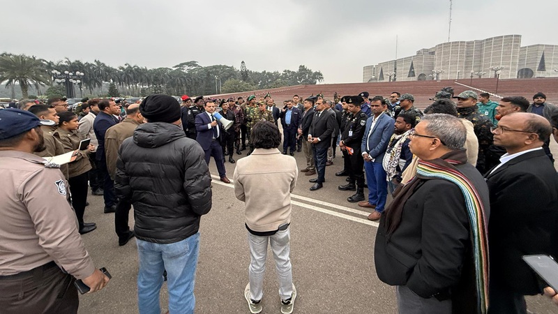 বিএনপির চেয়ারপার্সন  খালেদা জিয়ার জানাজার প্রস্তুতি ঢাকার মানিক মিয়া অ্যাভিনিউয়ে। Nafiz Ashraf.Tnntv24