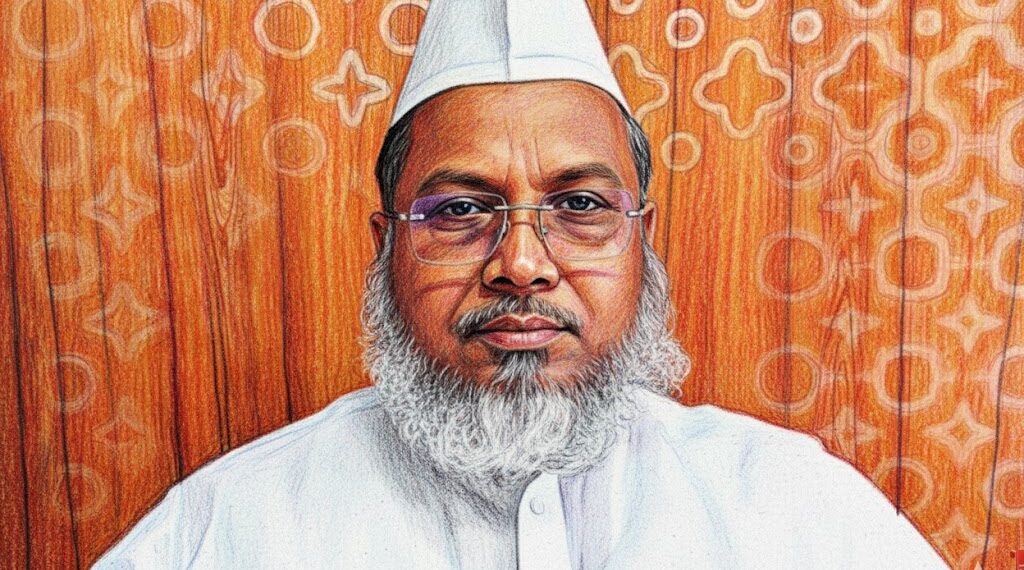 নারায়ণগঞ্জ-৪ বিএনপির জোট প্রার্থী জমিয়ত নেতা মুফতি মনির হোসাইন কাসেমী। Nafiz Ashraf.Tnntv24