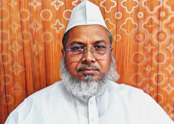 নারায়ণগঞ্জ-৪ বিএনপির জোট প্রার্থী জমিয়ত নেতা মুফতি মনির হোসাইন কাসেমী। Nafiz Ashraf.Tnntv24