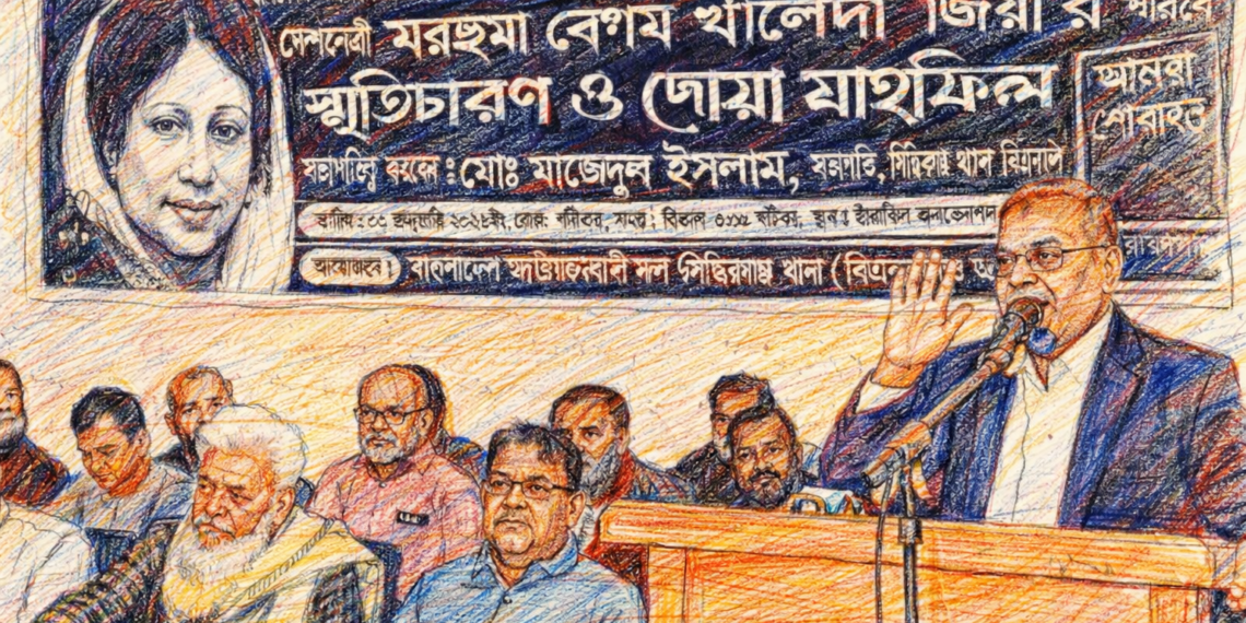 প্রয়াত সাবেক প্রধানমন্ত্রী খালেদা জিয়া সিদ্ধিরগঞ্জ-ফতুল্লার মানুষের জন্য অনেক কাজ করেছেন।Nafiz Ashraf.Tnntv24