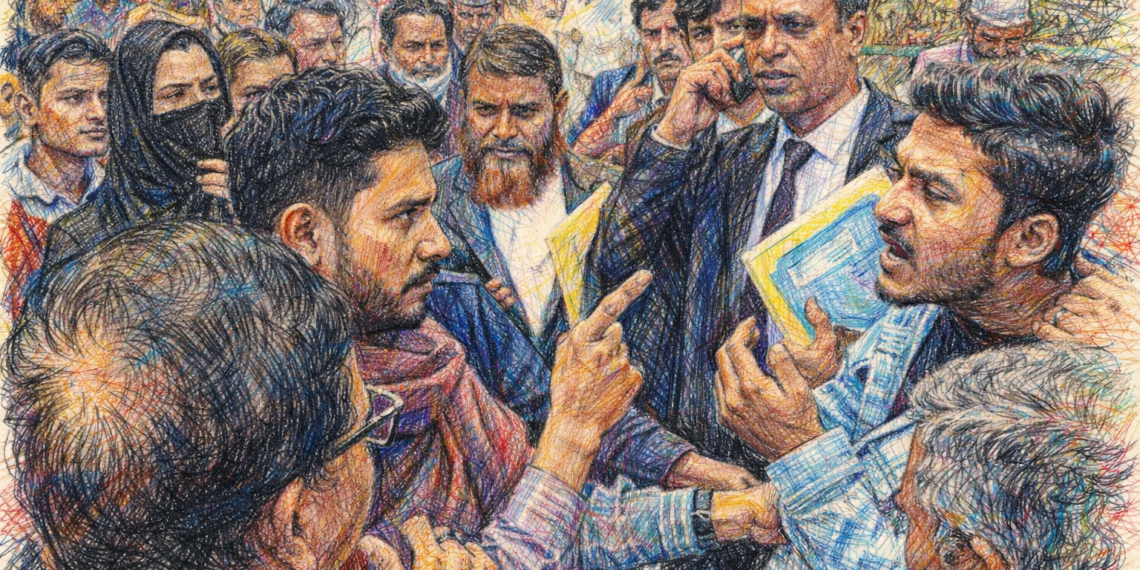 নারায়ণগঞ্জে ছাত্রলীগ নেতাকে আটক করায় আইনজীবিদের তোপের মুখে ছাত্রদল নেতা।Nafiz Ashraf.Tnntv24