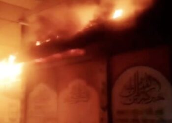 রূপগঞ্জে অগ্নিকান্ডে মাদ্রাসায় ব্যাপক ক্ষতি। Tnntv24