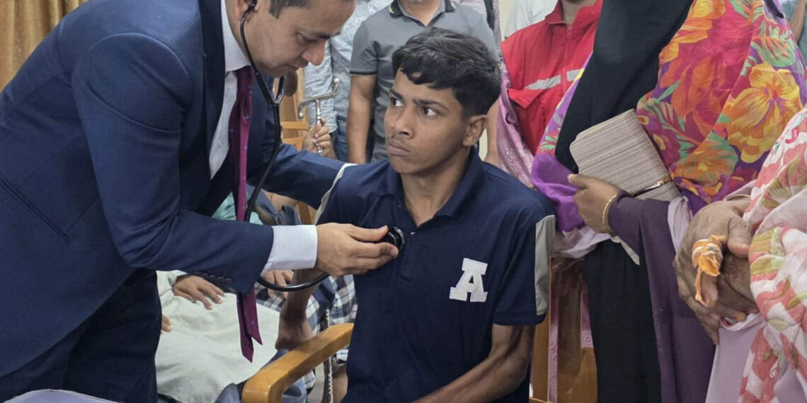 রূপগঞ্জে মুক্তিযোদ্ধা, বিশেষ চাহিদা সম্পন্ন শিশু ও দরিদ্রদের বিনামূল্যে চিকিৎসা সেবা:Tnntv24