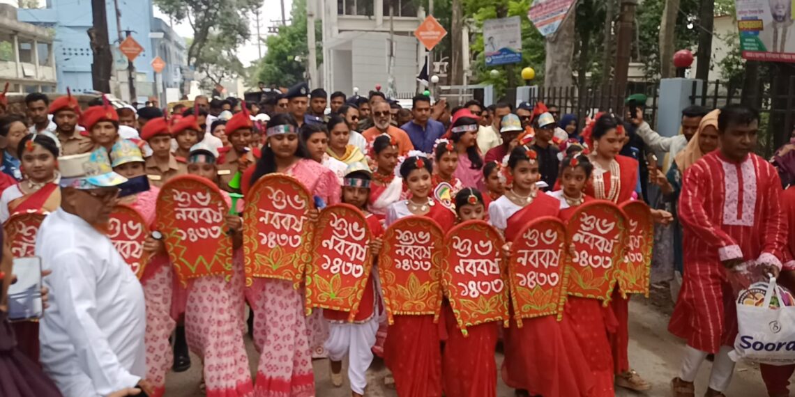রূপগঞ্জে বাংলা নববর্ষে বর্ণাঢ্য শোভাযাত্রা ও সাংস্কৃতিক অনুষ্ঠান:Tnntv24