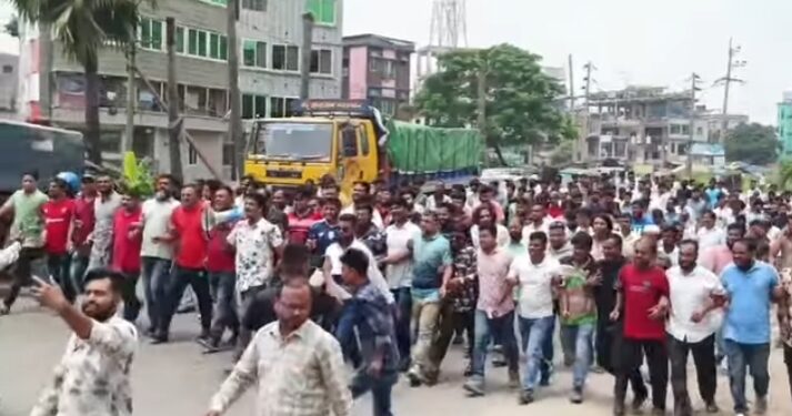 রূপগঞ্জে আওয়ামী লীগের প্রতিষ্ঠাবার্ষিকীকে  ঘিরে  বিএনপির বিক্ষোভ মিছিল :Tnntv24