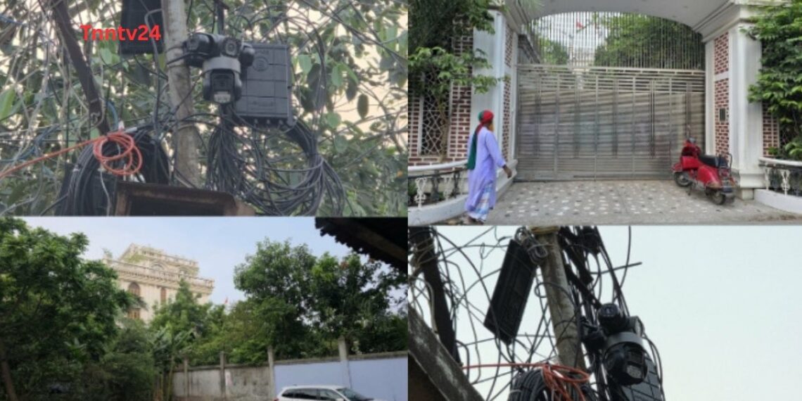 পুলিশের ক্লোজ সার্কিট ক্যামেরায় আইভীর বাড়ি ঘেরাও। Tnntv24