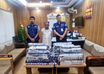 রূপগঞ্জে বিপুল পরিমাণ নেশাজাতীয় স্ক্যাপ সিরাপসহ  ১ জন গ্রেপ্তার।Tnntv24