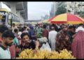 ঢাকা -সিলেট মহাসড়কের ভুলতা-গাউছিয়া সড়ক হকারদের দখলে,দেখার যেন  কেউ নেই :Tnntv24