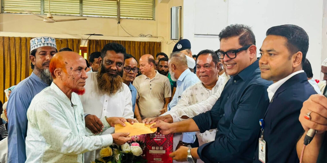 রূপগঞ্জে সুবিধাবঞ্চিতদের মাঝে সেলাই মেশিন বিতরণ:Tnntv24