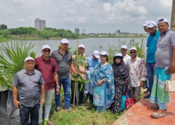 পূর্বাচল আদর্শ সেবা সংস্থার উদ্যোগে ফলজ ও বনজ বৃক্ষের চারা রোপণ:Tnntv24