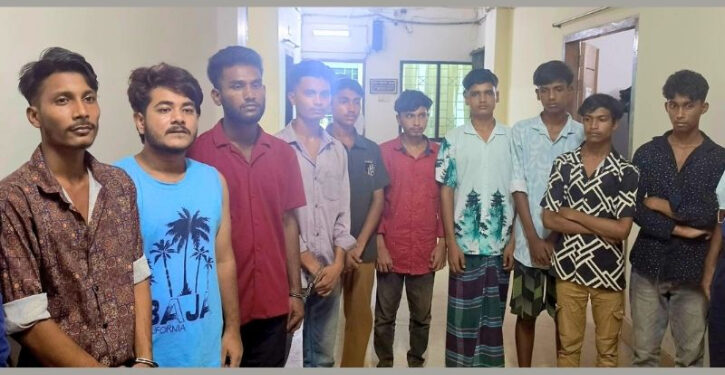 মিছিলের প্রস্তুতির সময় পলাতক আজমেরী ওসমানের ১০ সমর্থক গ্রেফতার।Tnntv24