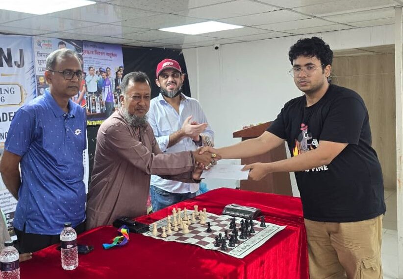 নারায়ণগঞ্জে খালেদা জিয়া গোল্ডকাপ দাবার ঘোষণা *ভারতের সৌরভ চৌবে অপরাজিত চ্যাম্পিয়ন:Tnntv24