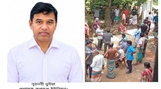 রূপগঞ্জ আদালতের নিষেধাজ্ঞা অমান্য করে সামাউন গ্রুপের অস্ত্র সস্র নিয়ে সংখ্যালগু পরিবারের বসতভিটা দখল:Tnntv24