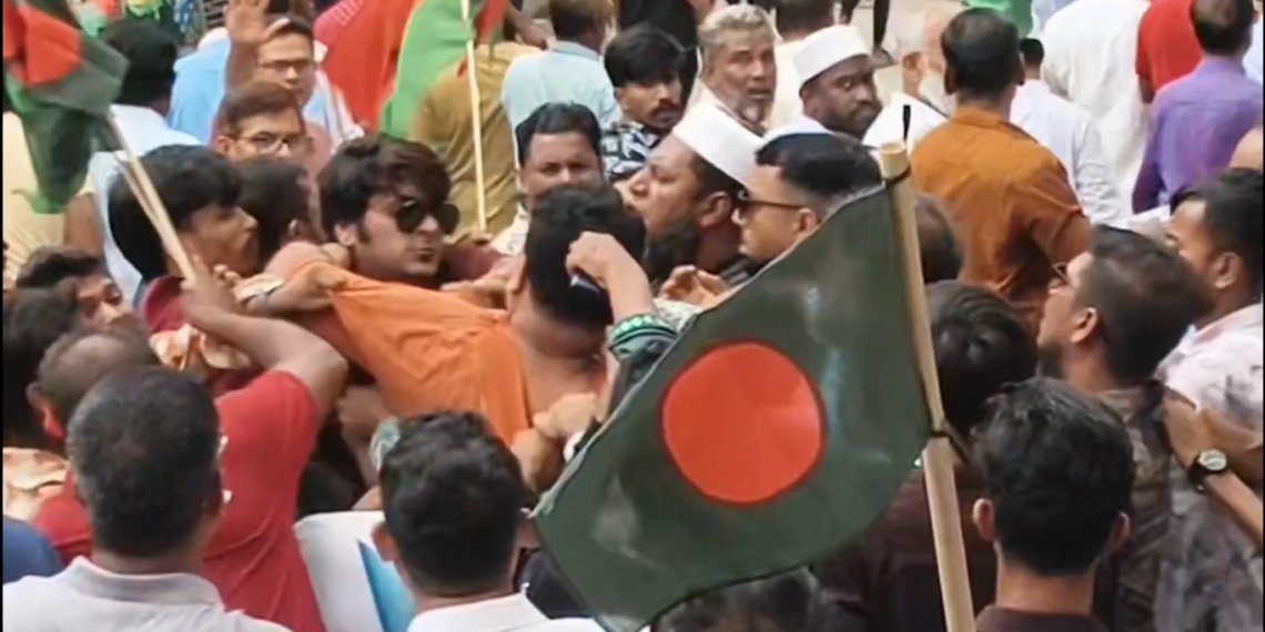 নারায়ণগঞ্জ মহানগর বিএনপির র্যালিতে হাতাহাতি।Tnntv24