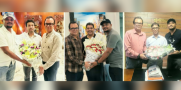 রিয়াদ চৌধুরী সৌজন্য সাক্ষাৎ করলেন নারায়ণগঞ্জের দুই এমপি এবং জেলা পরিষদ প্রশাসকের সাথে।Tnntv24