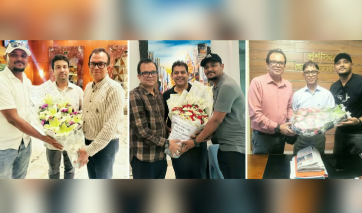 রিয়াদ চৌধুরী সৌজন্য সাক্ষাৎ করলেন নারায়ণগঞ্জের দুই এমপি এবং জেলা পরিষদ প্রশাসকের সাথে।Tnntv24