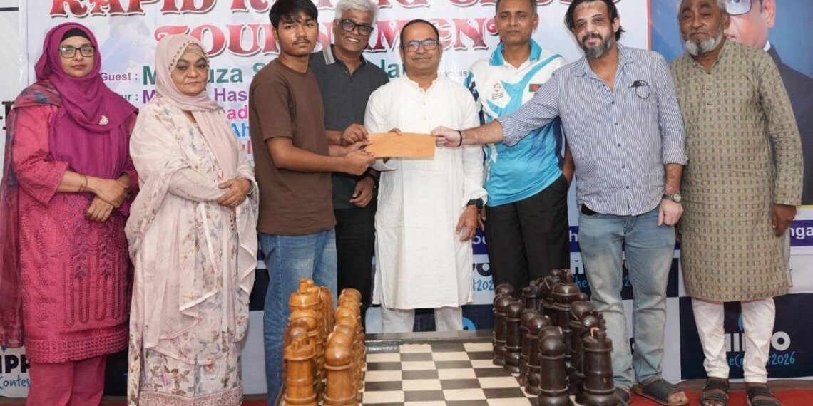 নারায়ণগঞ্জে আন্তর্জাতিক দাবায় কাজী সাইফ চ্যাম্পিয়ন।Tnntv24