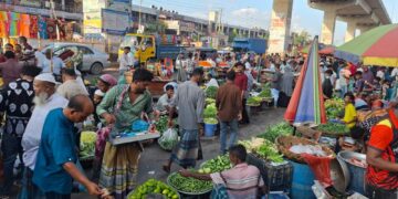 রূপগঞ্জের ভুলতায় ঢাকা-সিলেট মহাড়ক ফের হকারদের দখলে, দুর্ভোগে যাত্রী ও পথচারী:Tnntv24