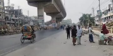 ঢাকা-সিলেট মহাসড়কের ভুলতা-গাউছিয়া থেকে হকার উচ্ছেদের পর পাল্টে গেছে সড়কের চিত্র :Tnntv24